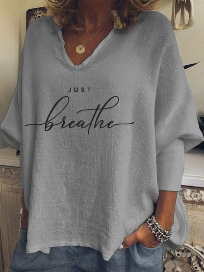 Women's Just Breathe Tee Shirt