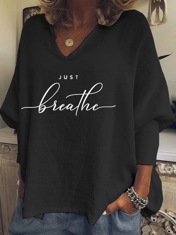 Women's Just Breathe Tee Shirt